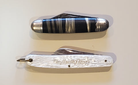Hammer - Vintage Pocket Knife, Plus "Say It With Flowers" Pocket Knife