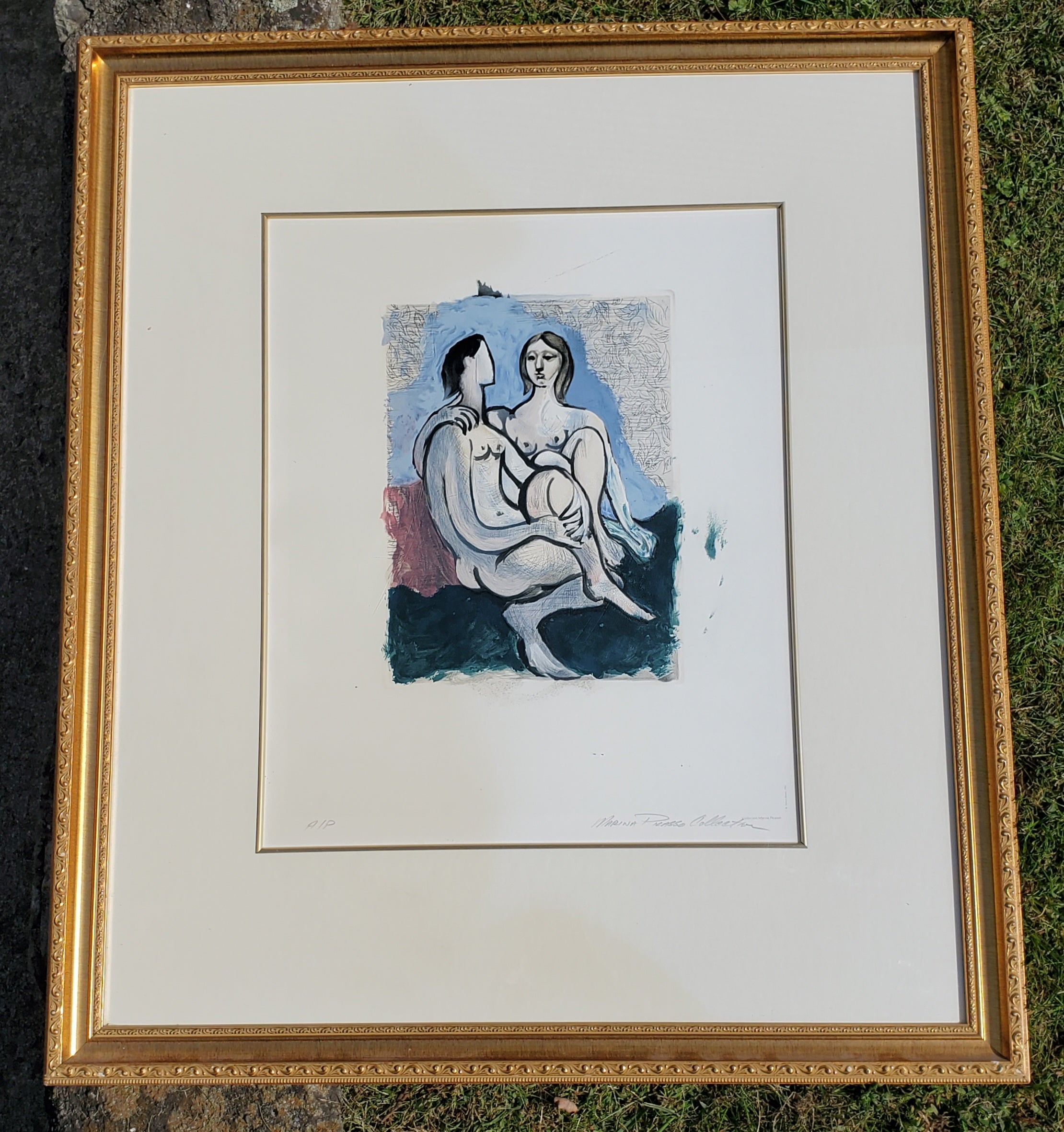Pablo Picasso - "Le Couple" Framed Collection Marina Picasso Lithograph