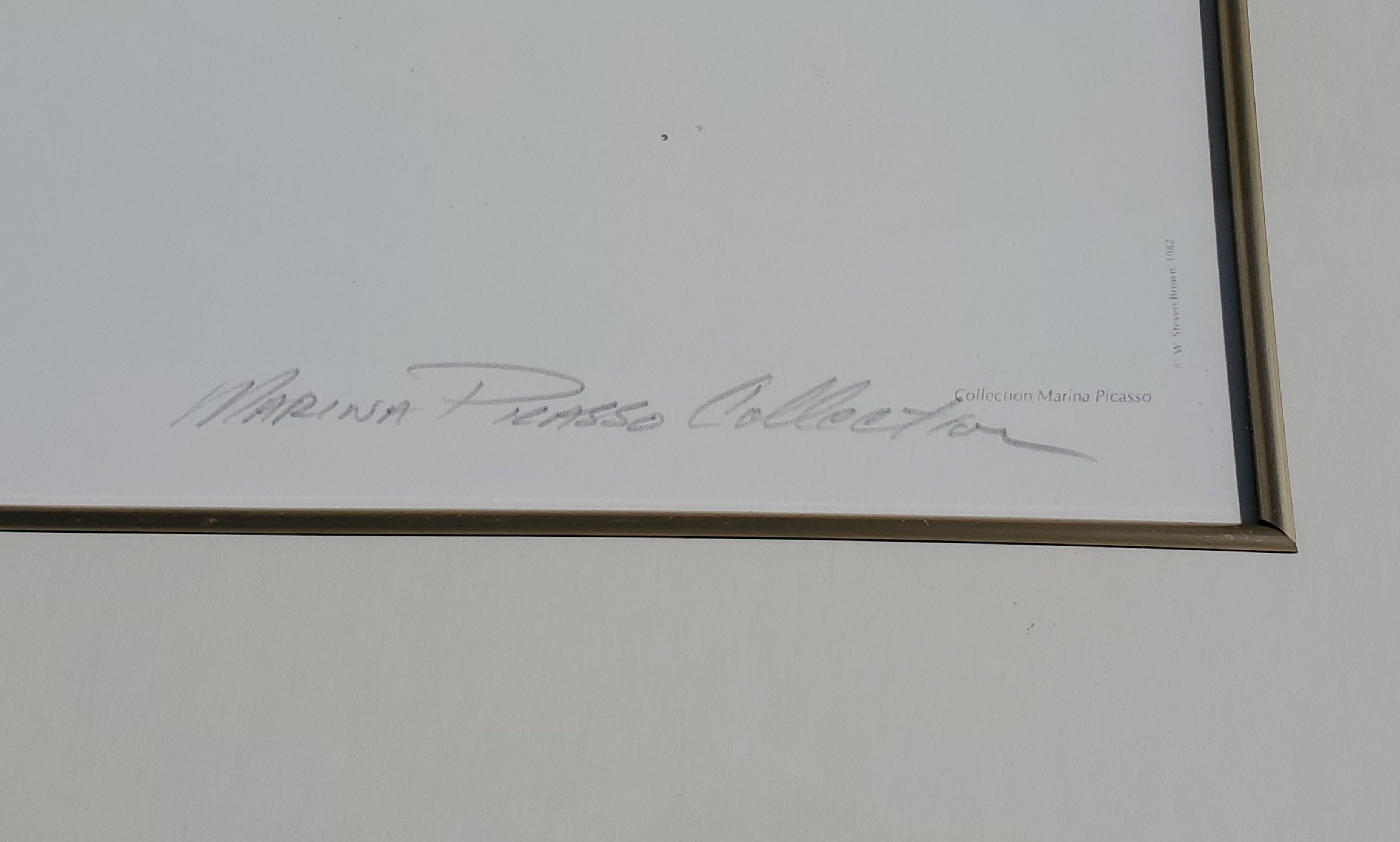 Pablo Picasso - "Le Couple" Framed Collection Marina Picasso Lithograph