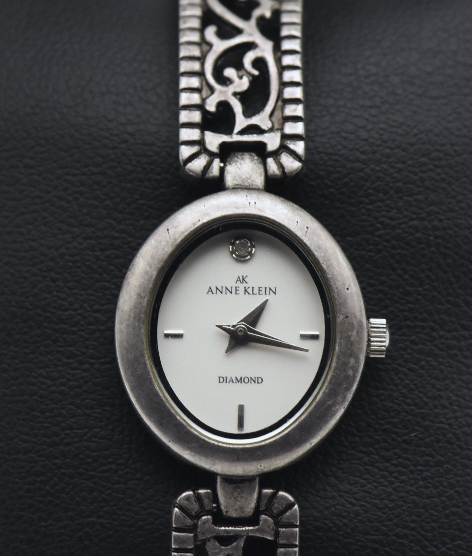 Anne Klein - Vintage Diamond Quartz Movement Wristwatch