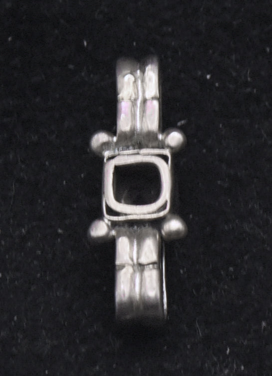 Vintage Handmade Sterling Silver Amethyst Pendant