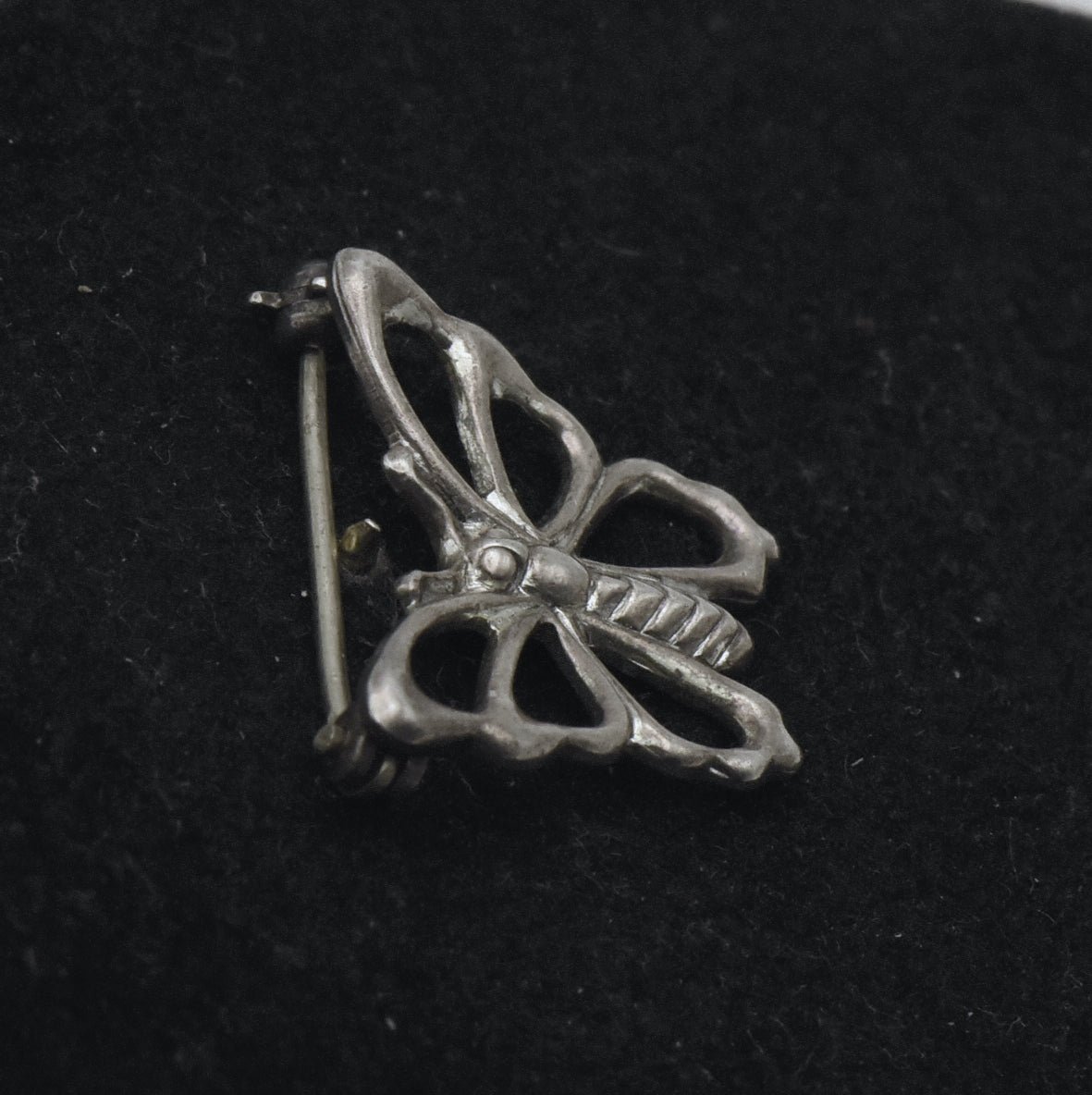 Vintage Sterling Silver Butterfly Brooch