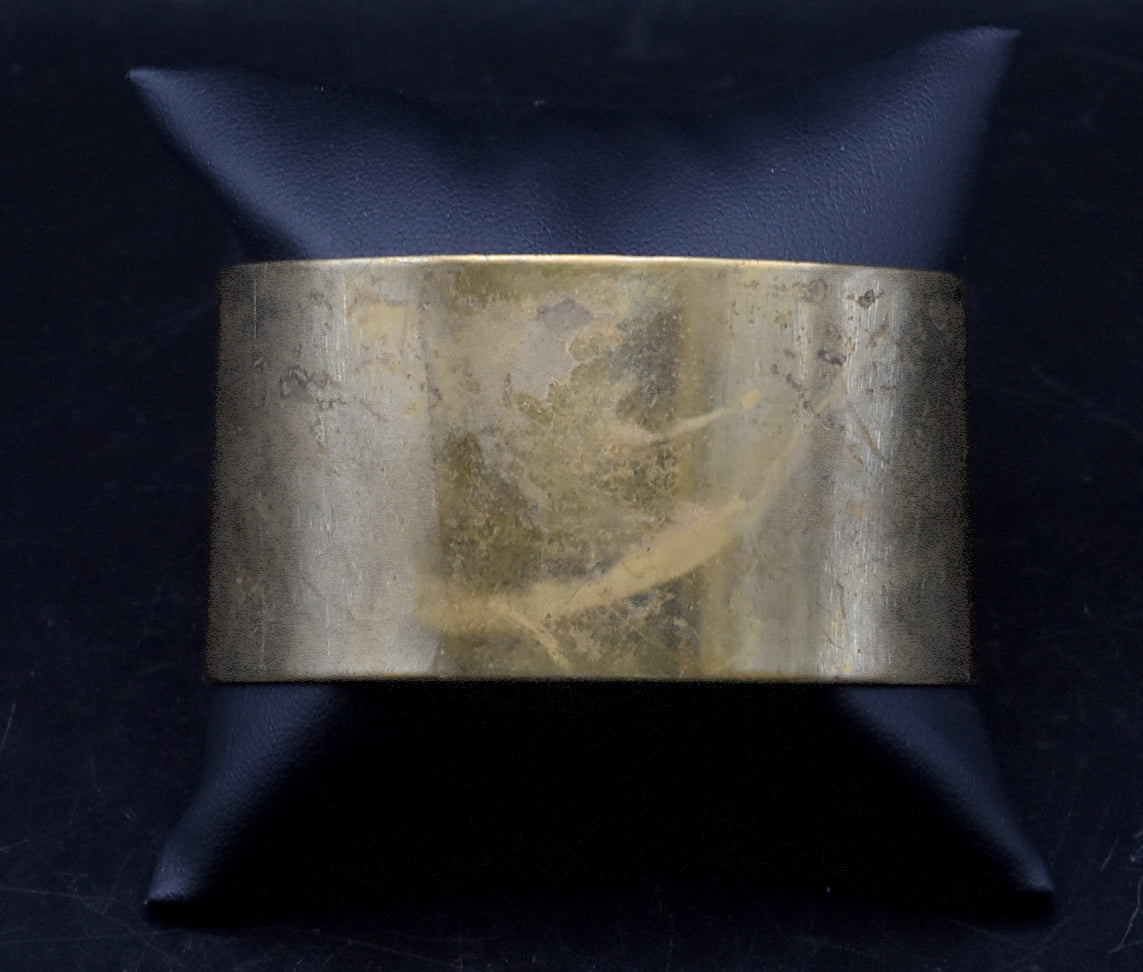 Vintage Set of a Copper and a Brass Cuff Bracelet