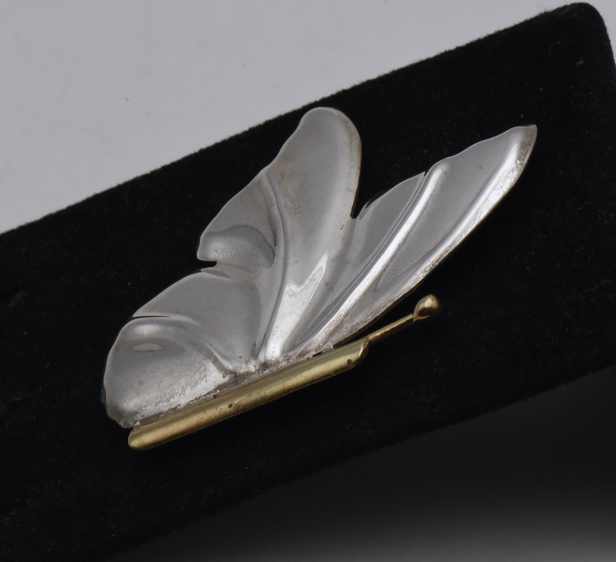 Vintage Handmade Sterling Silver Butterfly Brooch
