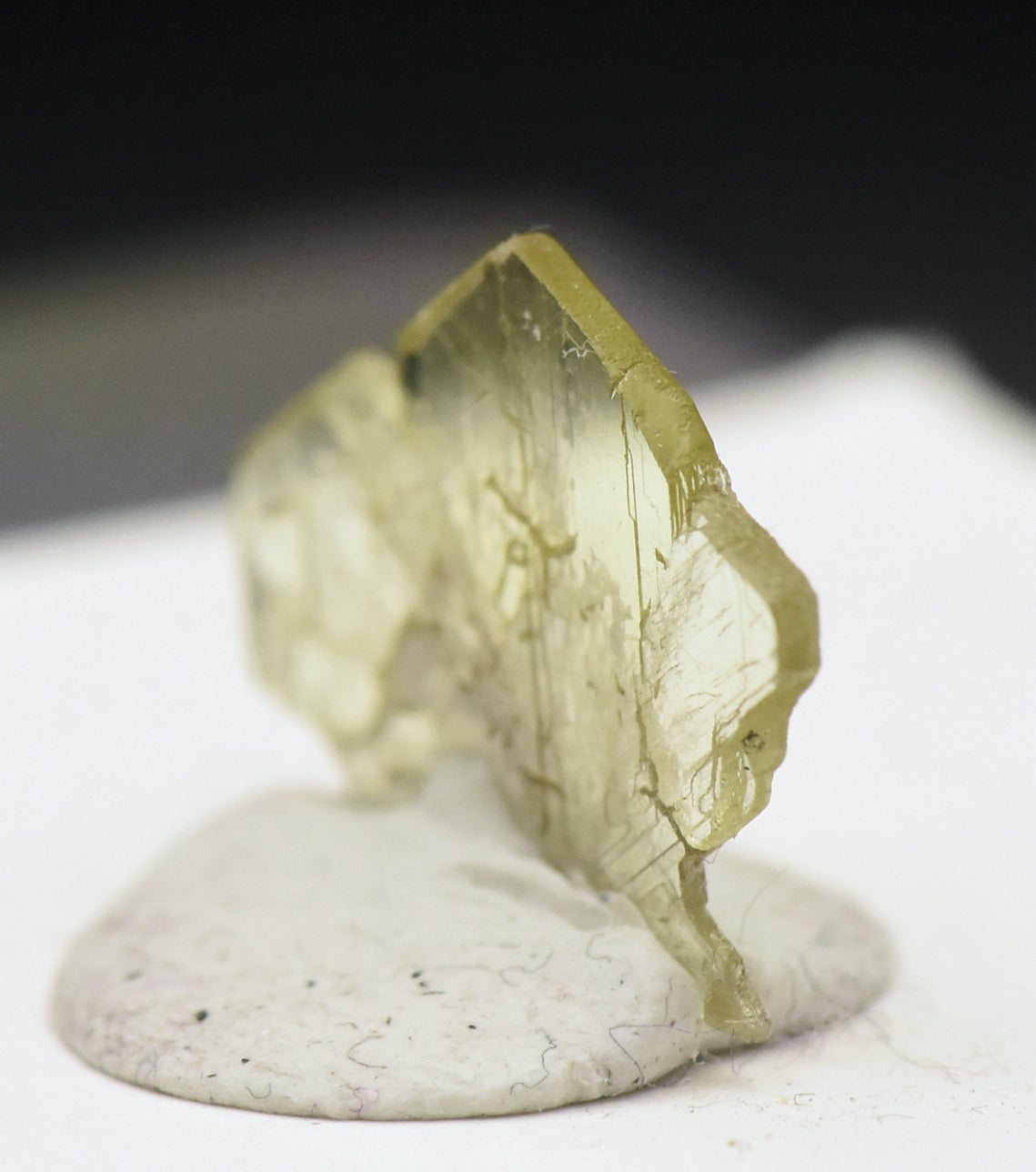 Twinned Chrysoberyl Crystal Mineral Specimen - Madagascar
