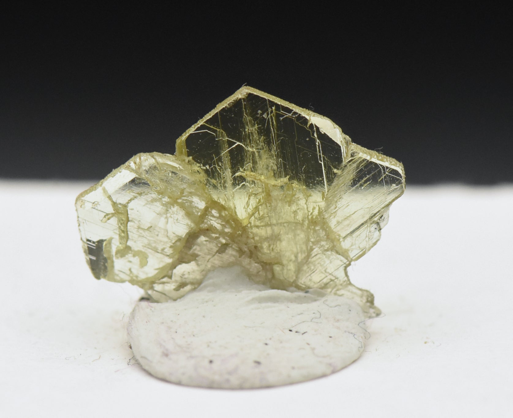 Twinned Chrysoberyl Crystal Mineral Specimen - Madagascar