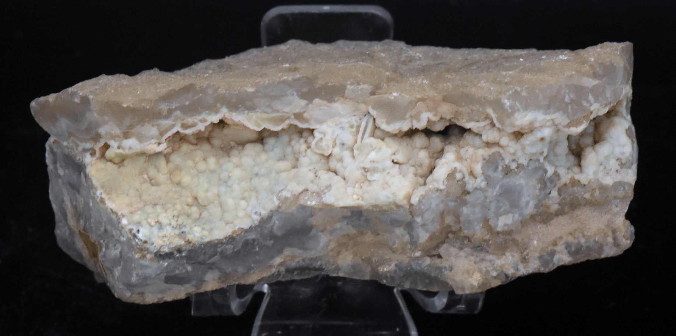 Green Fluorescent Botryoidal Chalcedony Specimen