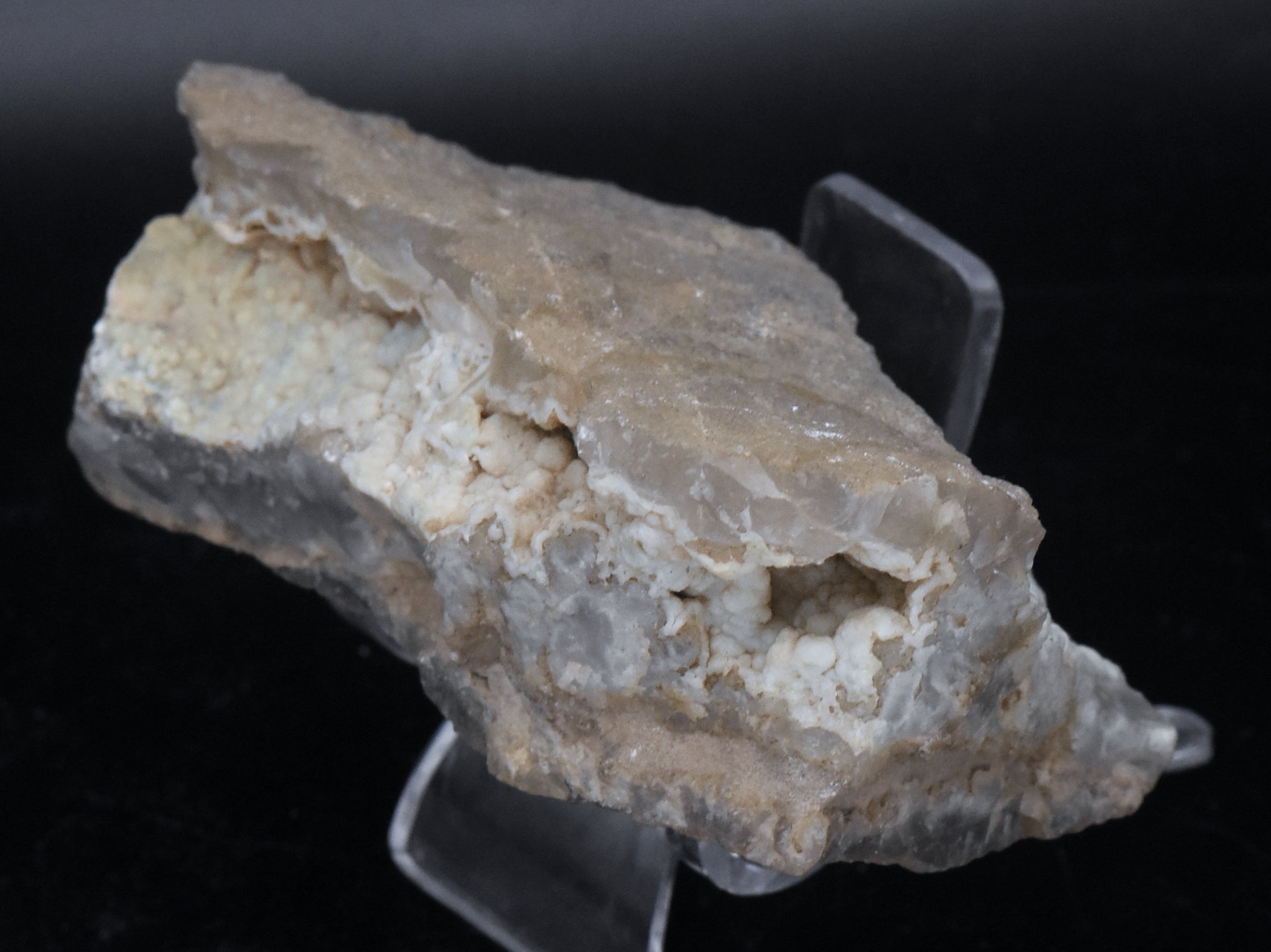 Green Fluorescent Botryoidal Chalcedony Specimen