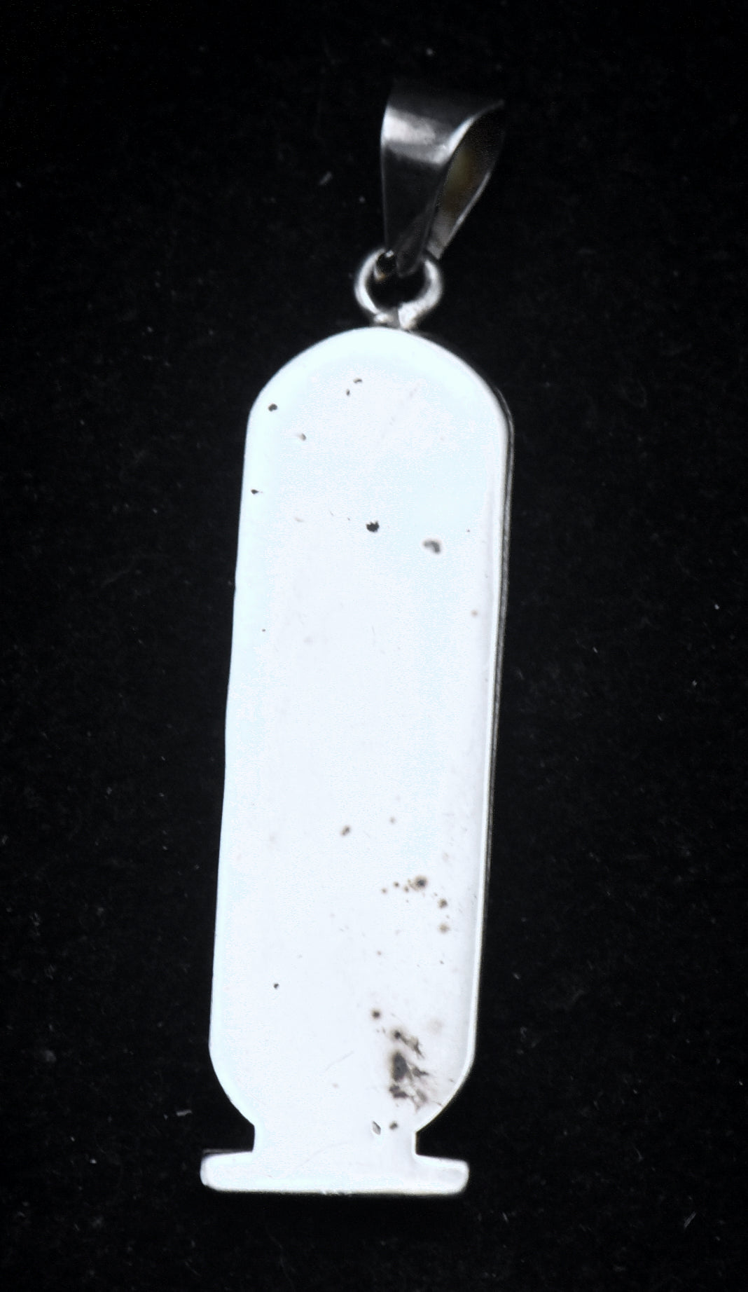 Vintage Sterling Silver Ancient Egyptian Cartouche Pendant