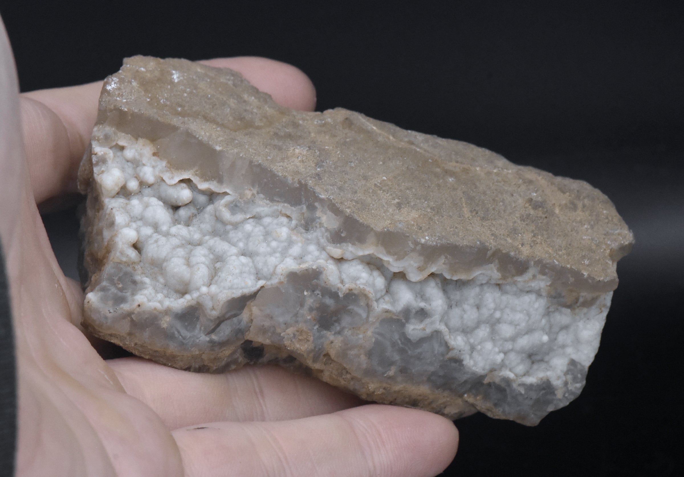 Green Fluorescent Botryoidal Chalcedony Specimen