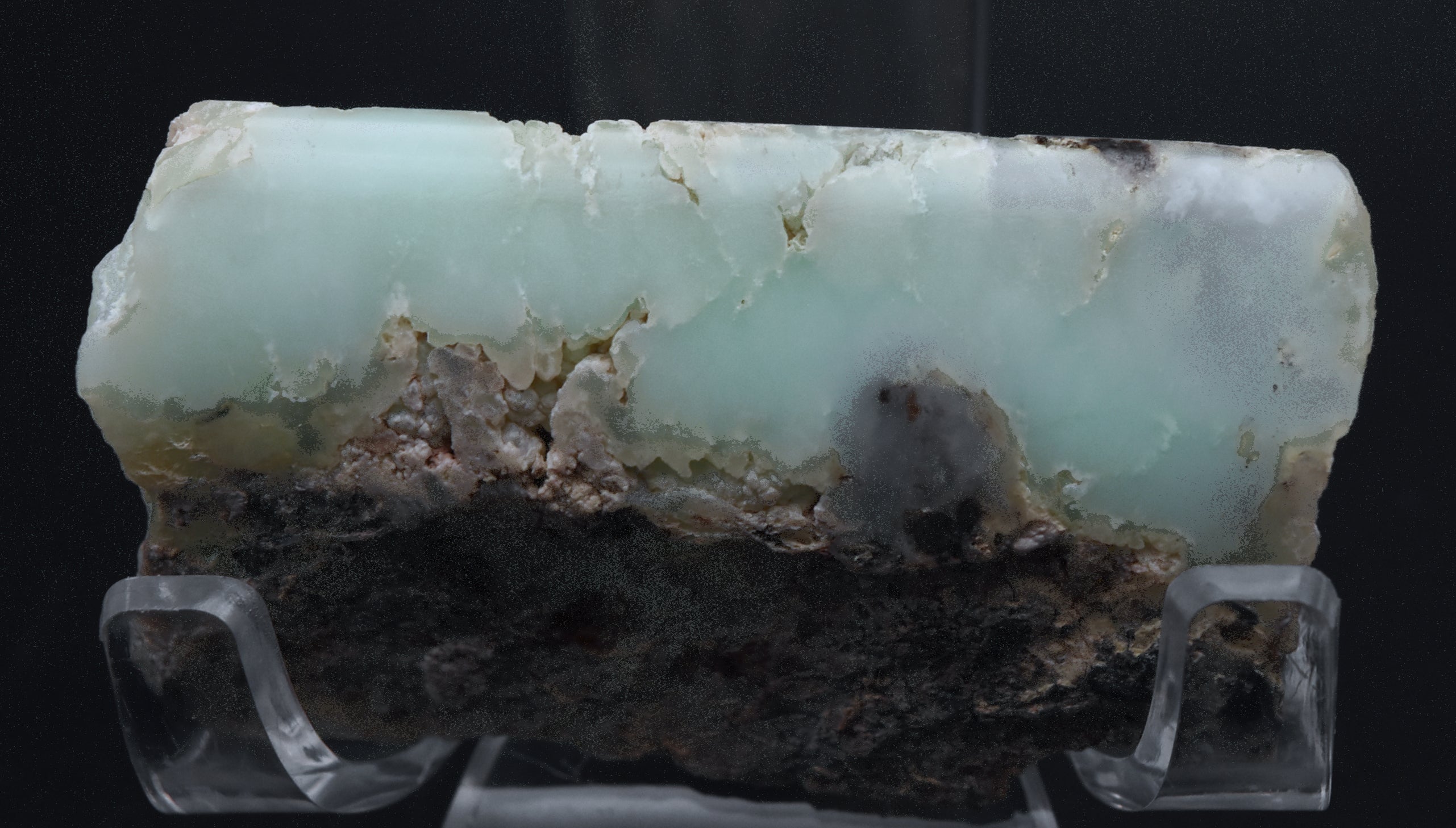Partially Polished Chrysoprase Specimen - Poland