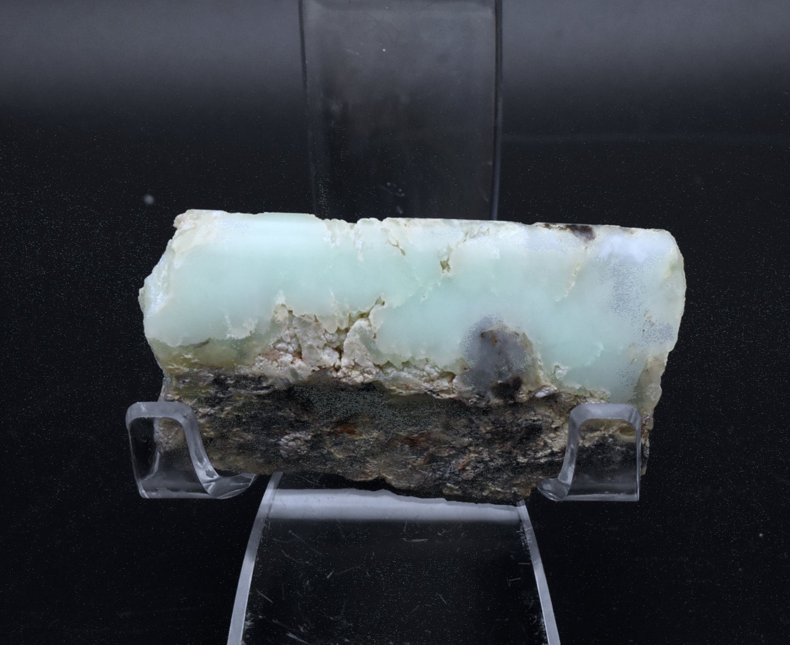 Partially Polished Chrysoprase Specimen - Poland