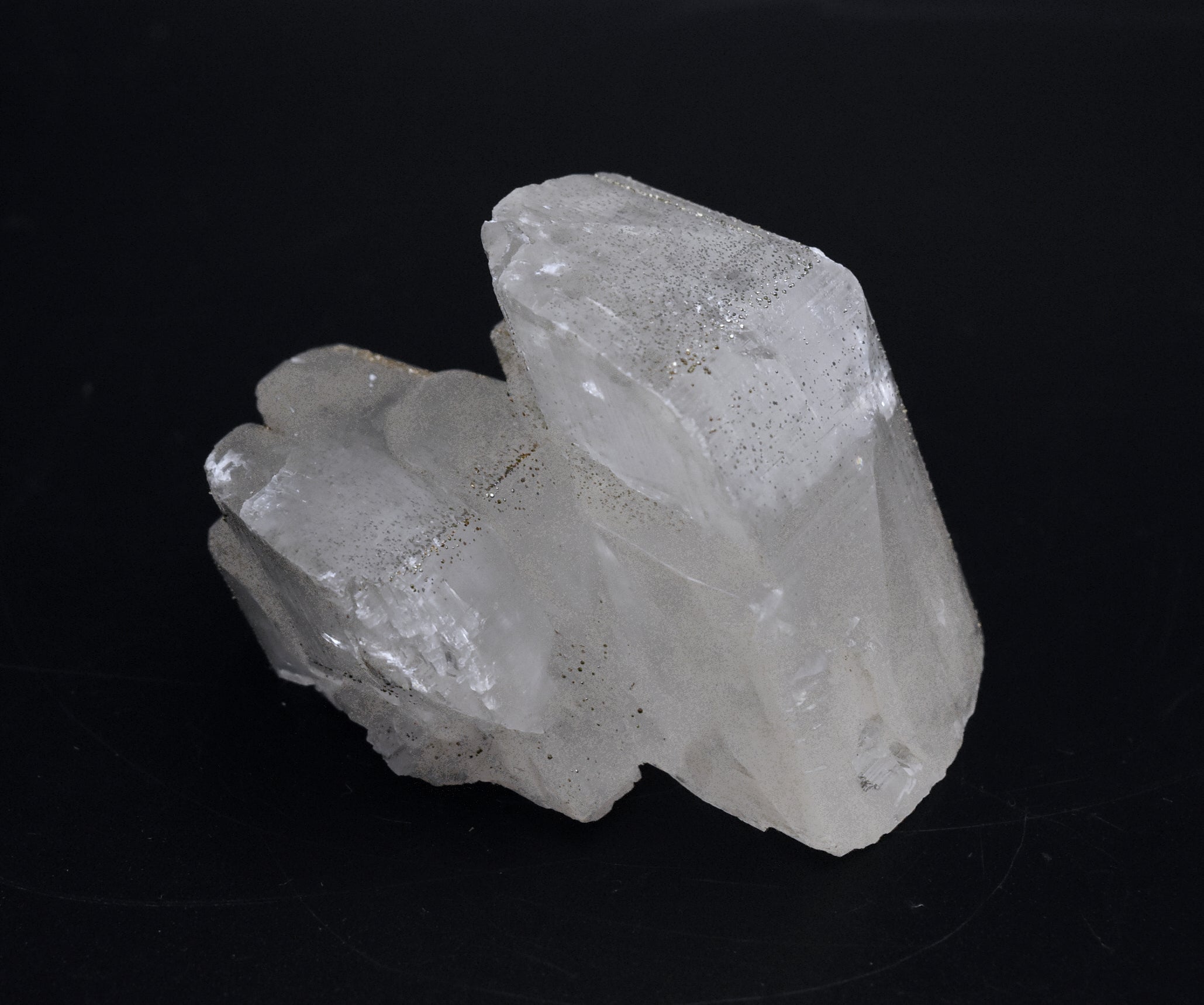 Calcite with Pyrite Crystal Mineral Specimen - China