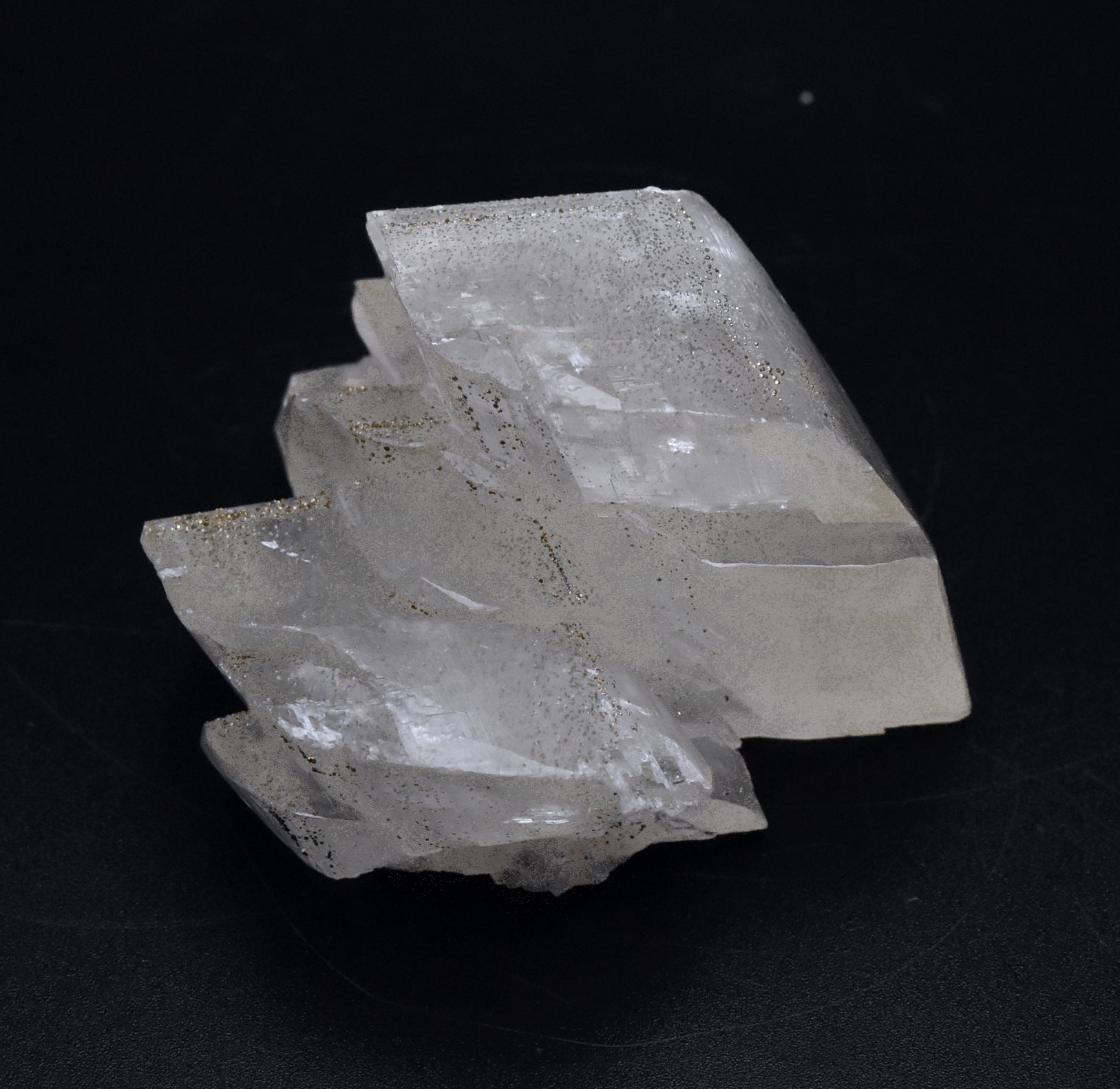 Calcite with Pyrite Crystal Mineral Specimen - China