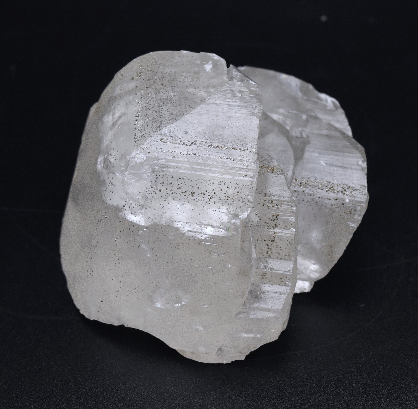 Calcite with Pyrite Crystal Mineral Specimen - China