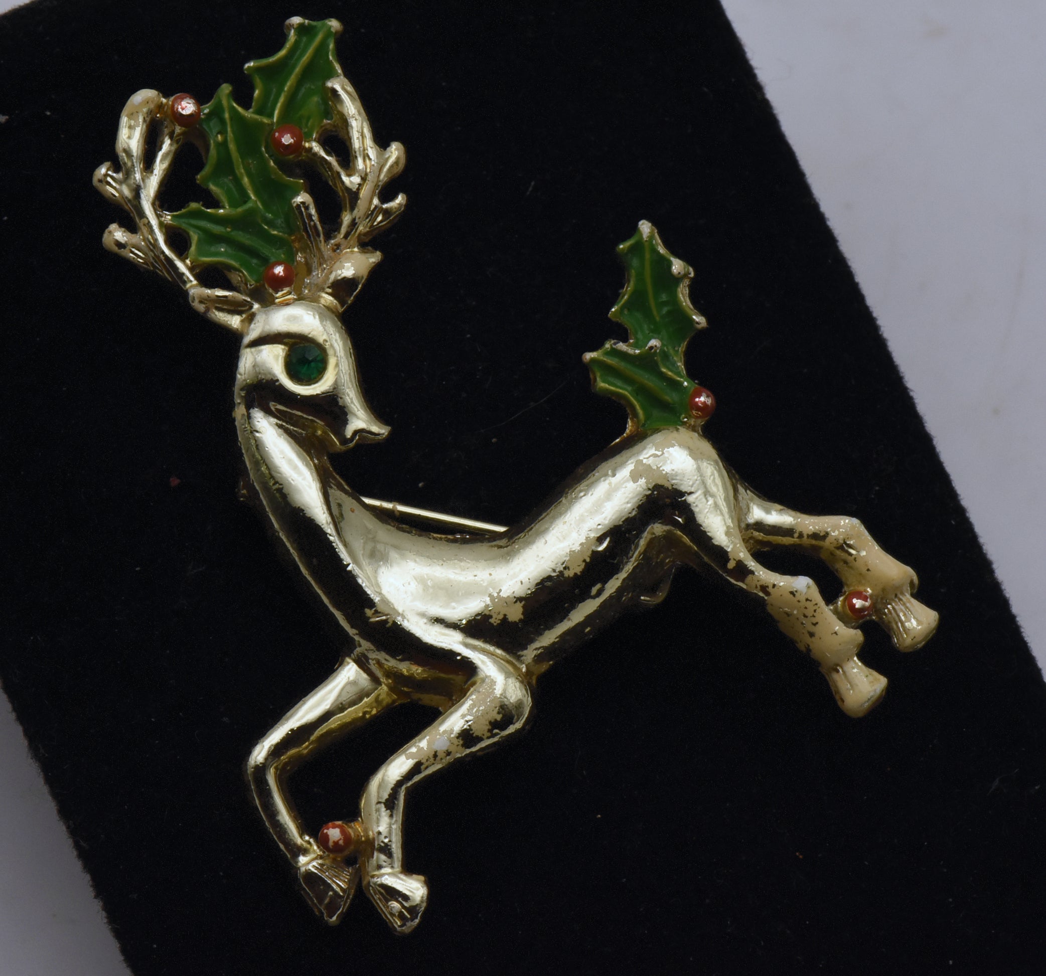 Gerry's - Vintage Rudolph the Red Nosed Reindeer Brooch