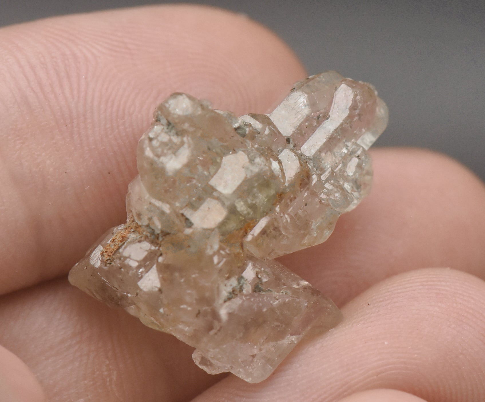 Fluorapatite 'Skeletal' Crystal Mineral Specimen - Brazil