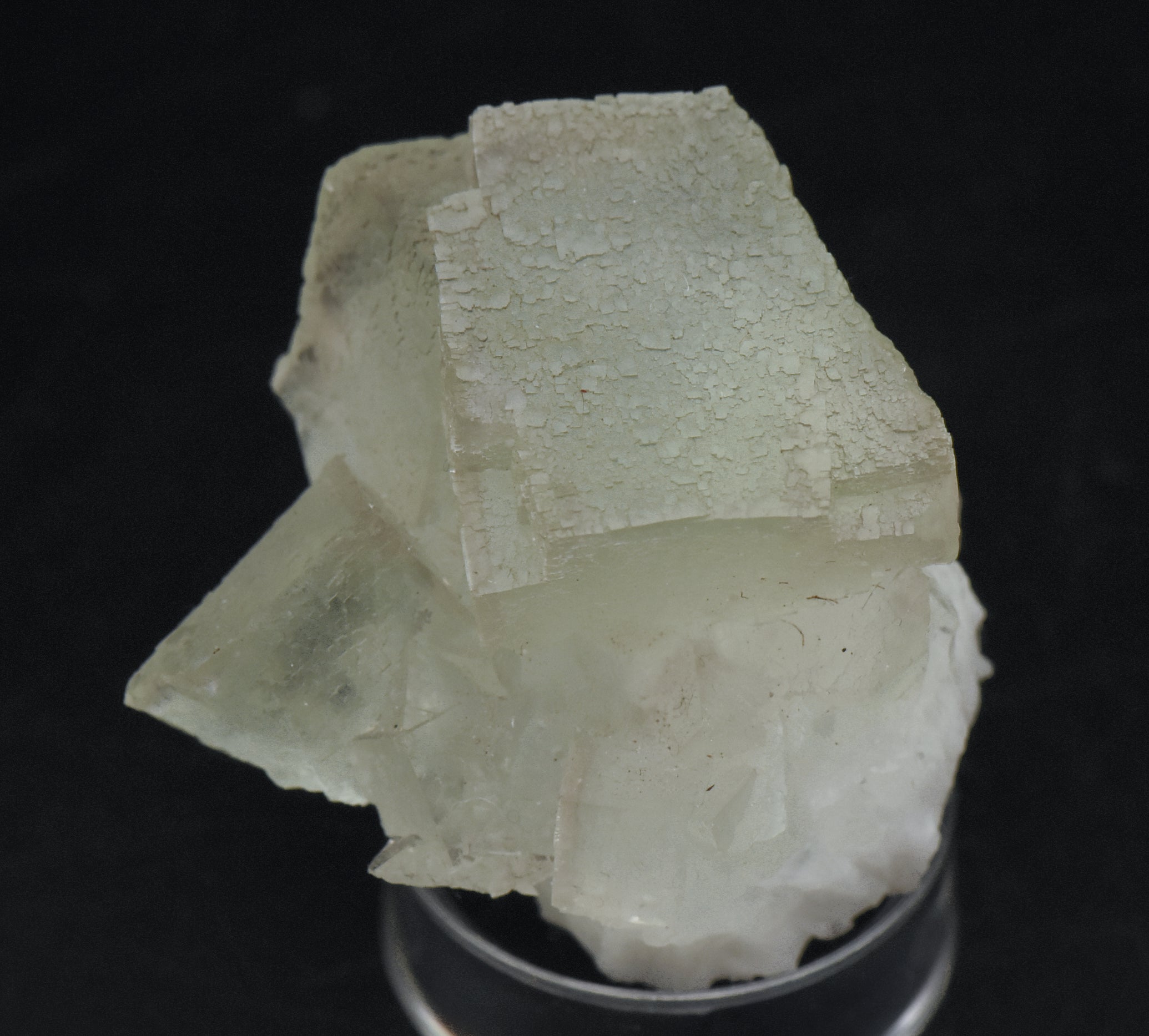 Light Green and Purple Fluorite Crystal Cluster