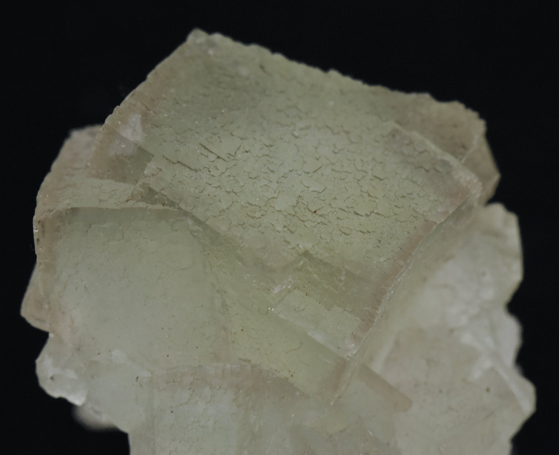 Light Green and Purple Fluorite Crystal Cluster