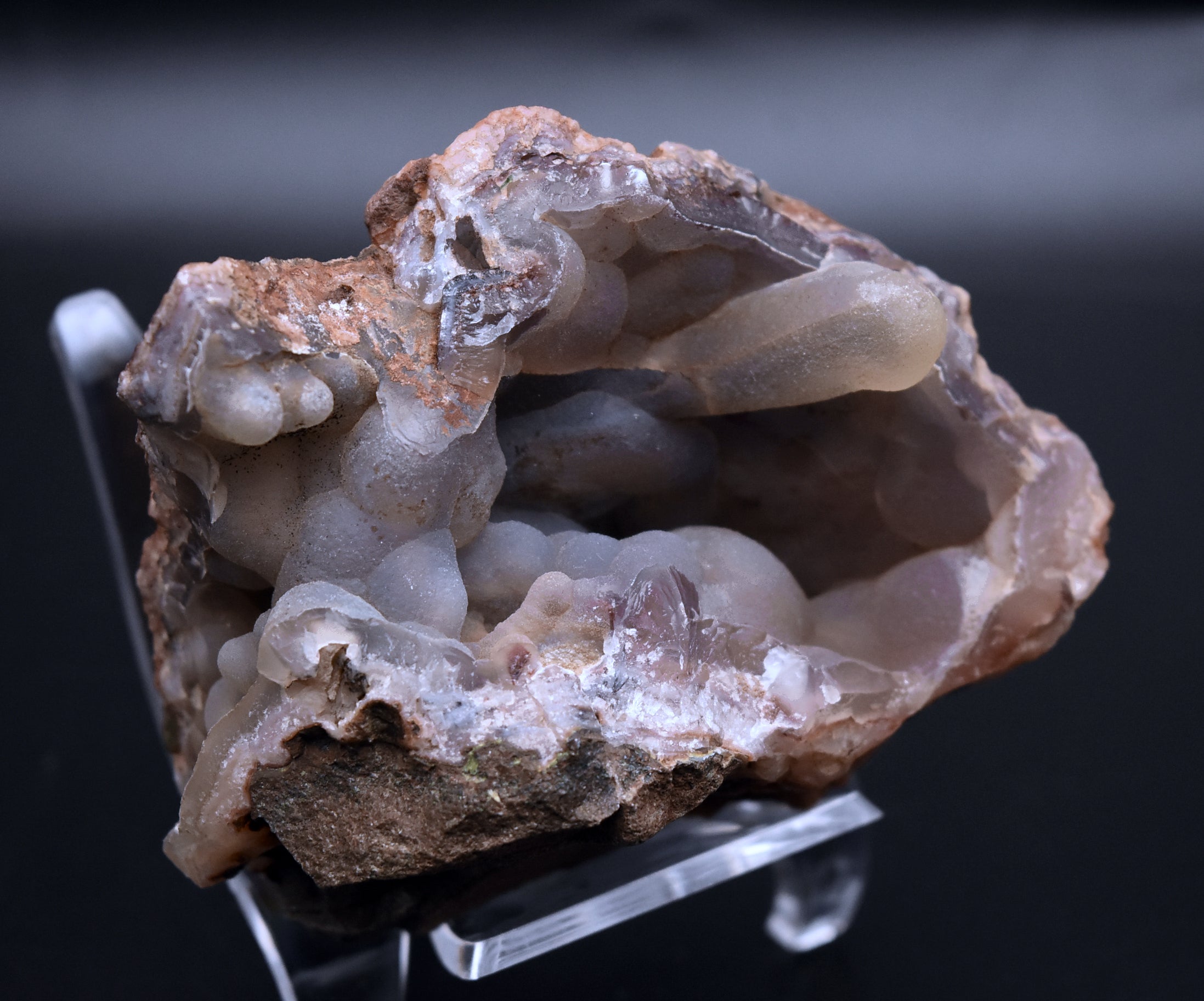 Botryoidal Chalcedony Geode - Mexico