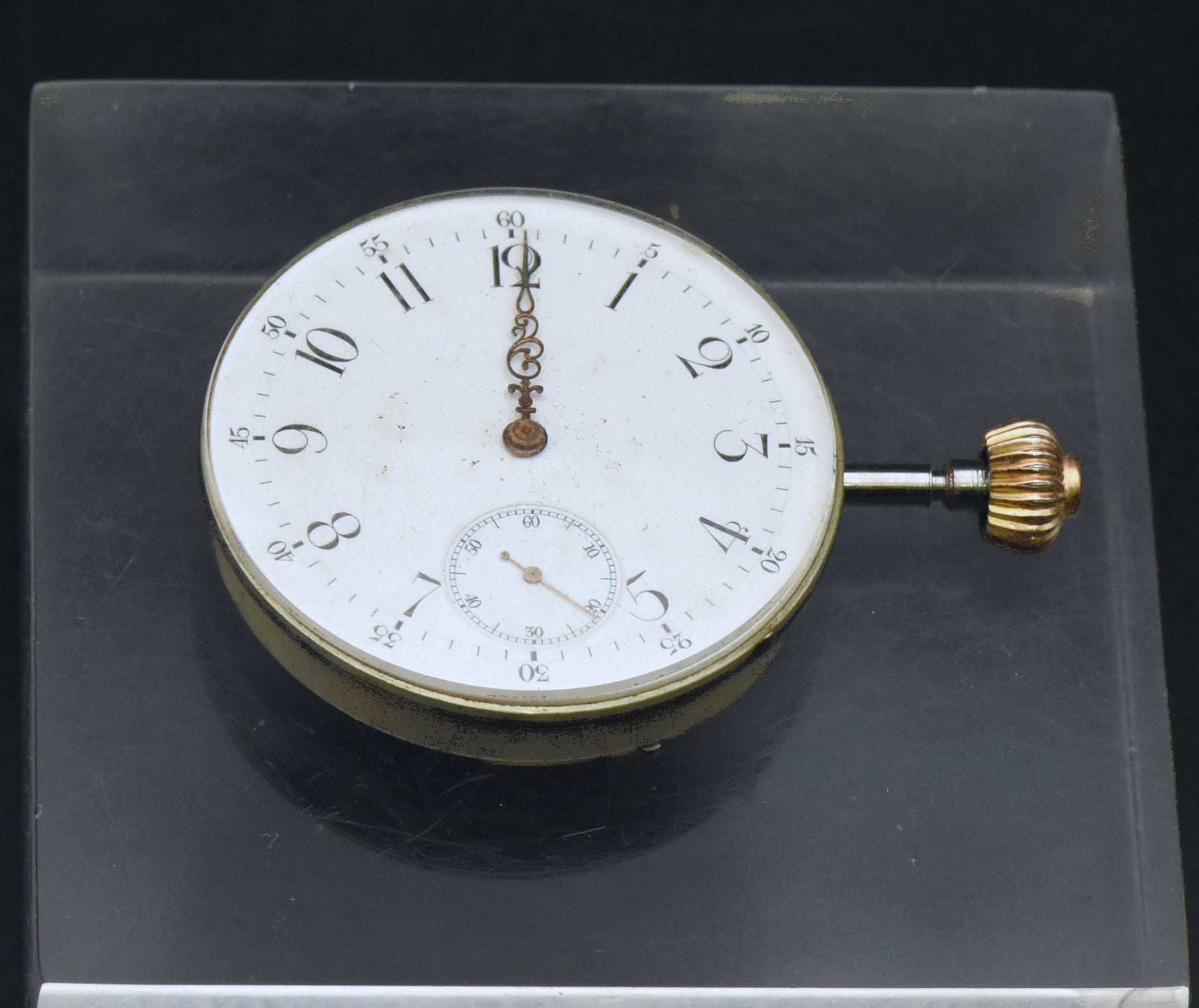 J.J. Badollet & Co. - Antique Swiss Pocket Watch Movement - Functioning