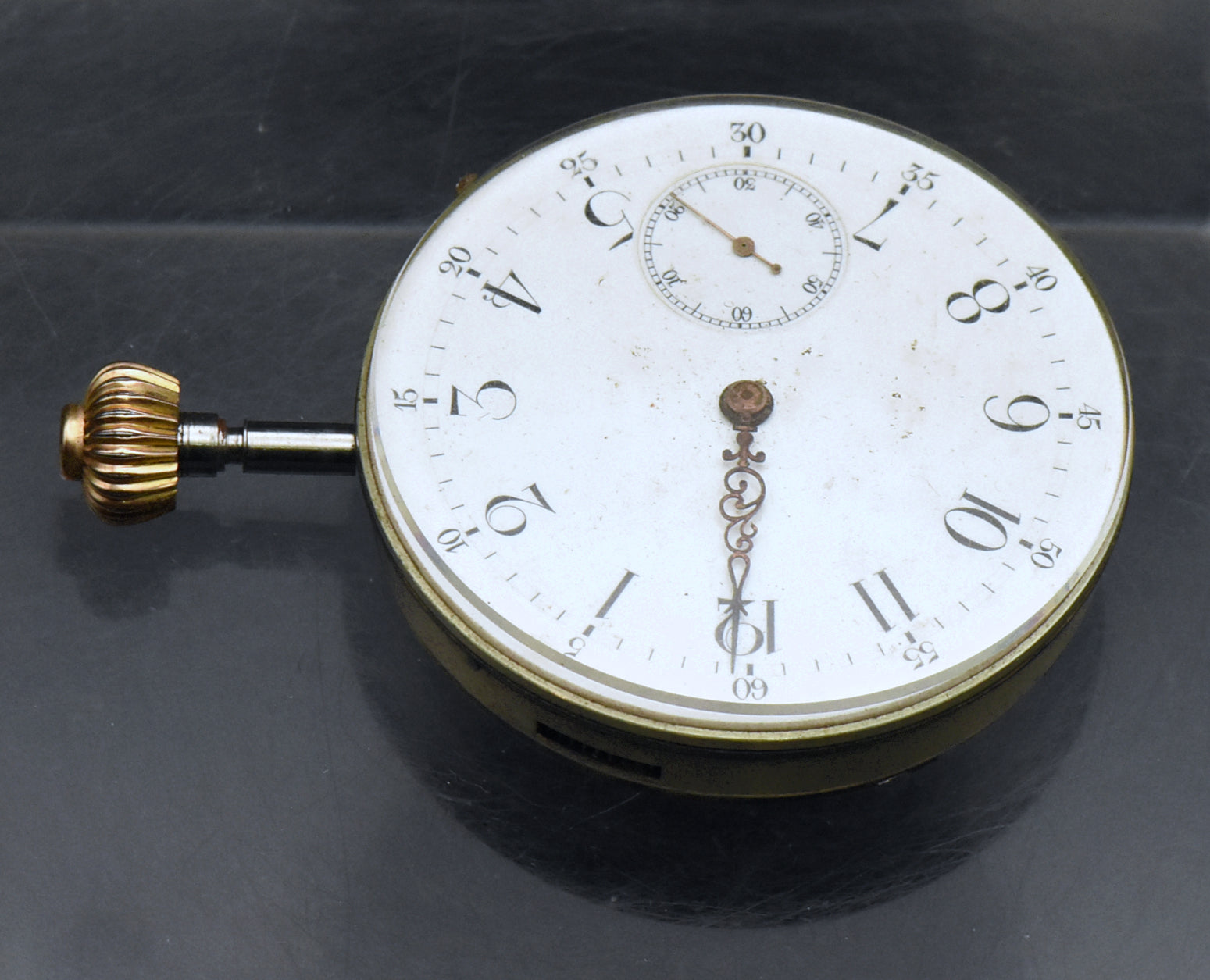 J.J. Badollet & Co. - Antique Swiss Pocket Watch Movement - Functioning