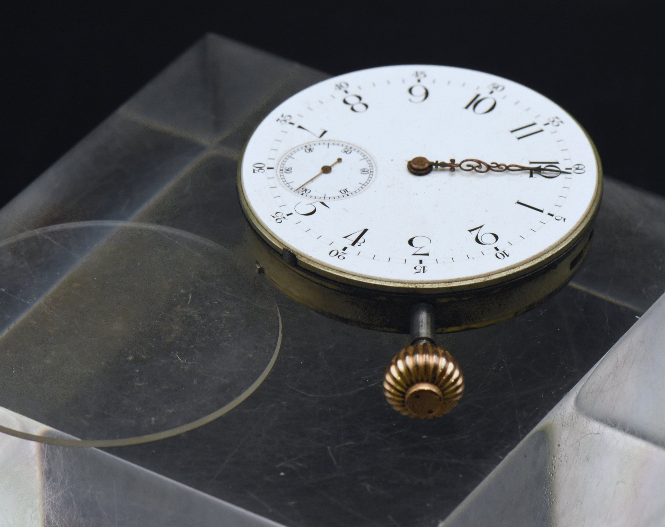 J.J. Badollet & Co. - Antique Swiss Pocket Watch Movement - Functioning