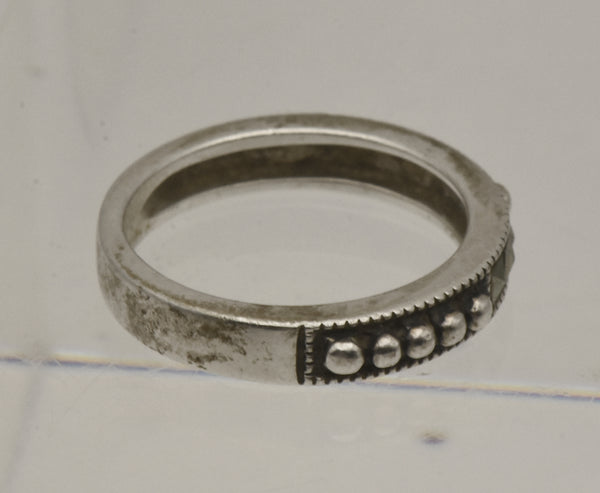 Judith Jack - Sterling Silver and Marcasite Band - Size 6