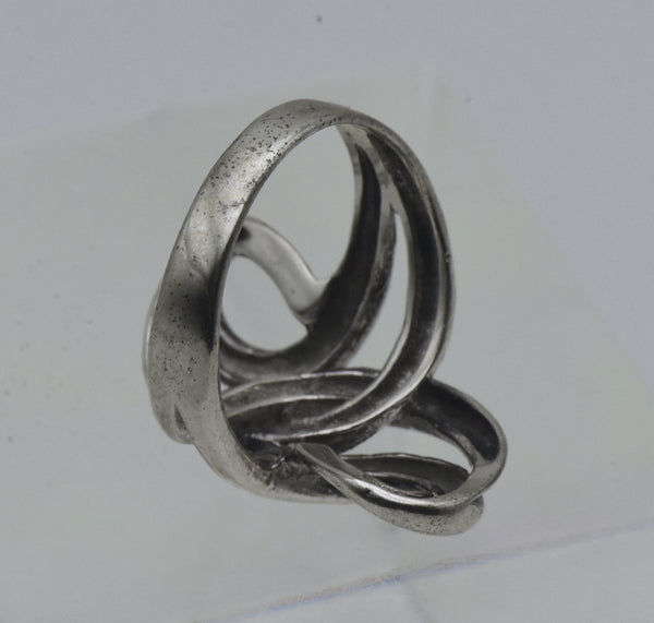 Vintage Sterling Silver Knot Ring - Size 6.25