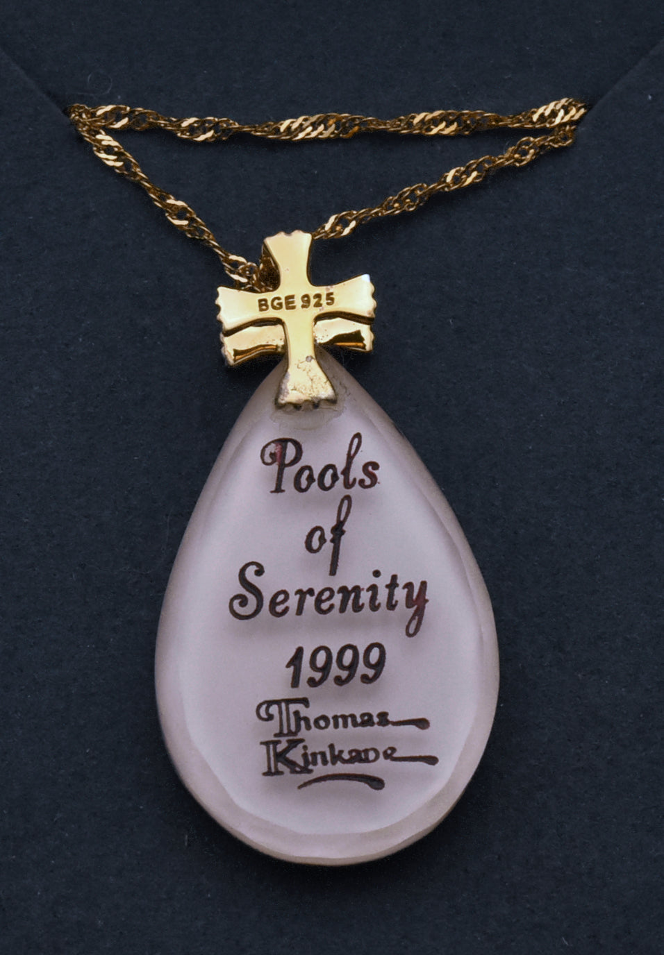 The Bradford Exchange - Vintage NIB Thomas Kinkade Pendant Chain Necklace - 17.75"