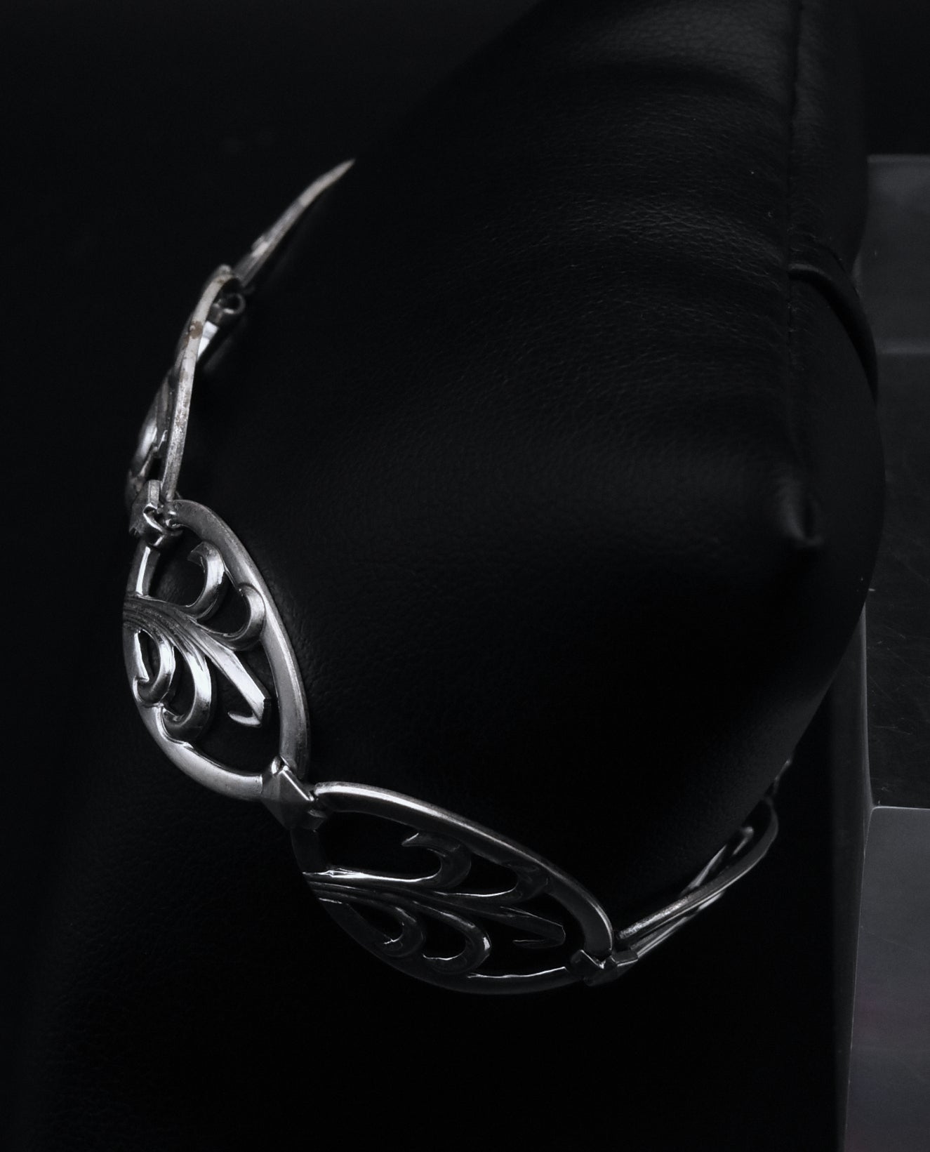 W.E. Richards - Vintage Sterling Silver Link Bracelet - 7.25"