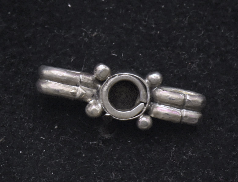 Vintage Handmade Sterling Silver Amber Pendant