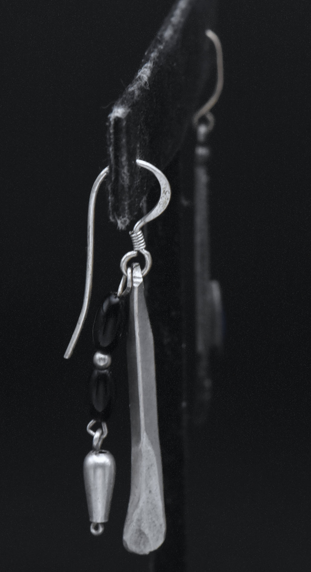 Mismatched Vintage Handmade Sterling Silver Earrings