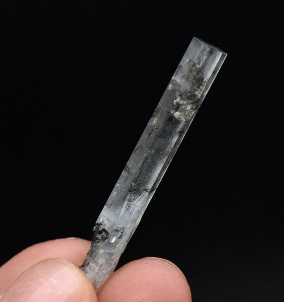Aquamarine Crystal with Rutile Mineral Specimen - Pakistan