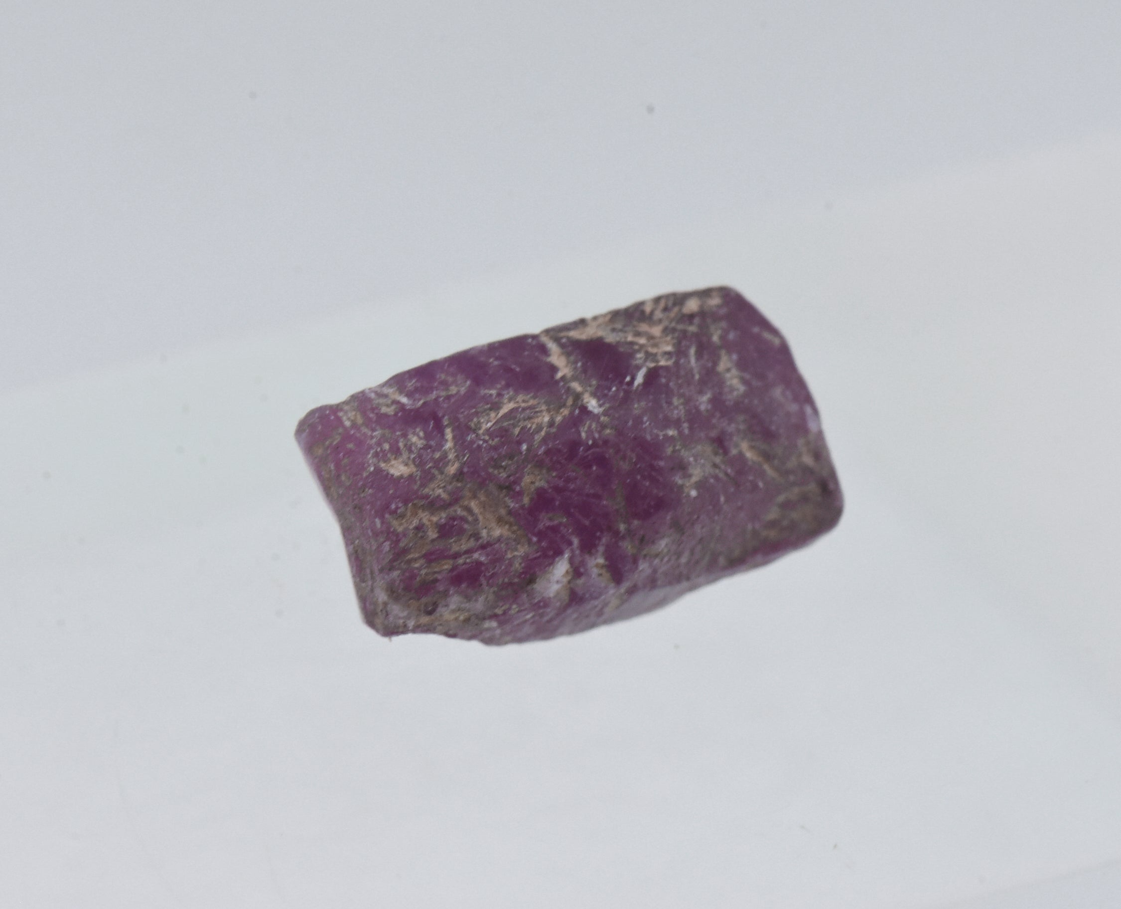 Rough Guinea Ruby Crystal Mineral Specimen - 3g