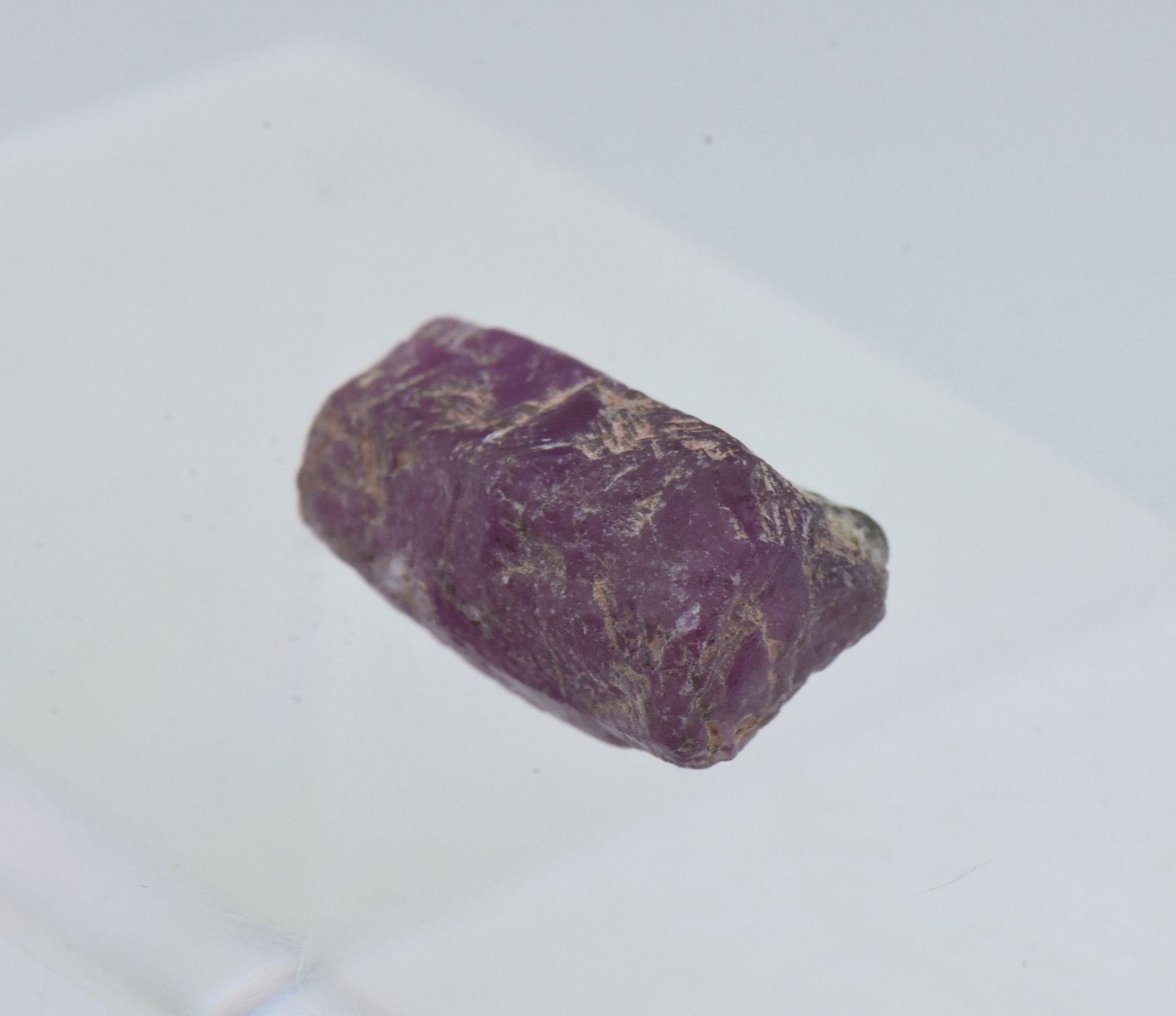 Rough Guinea Ruby Crystal Mineral Specimen - 3g