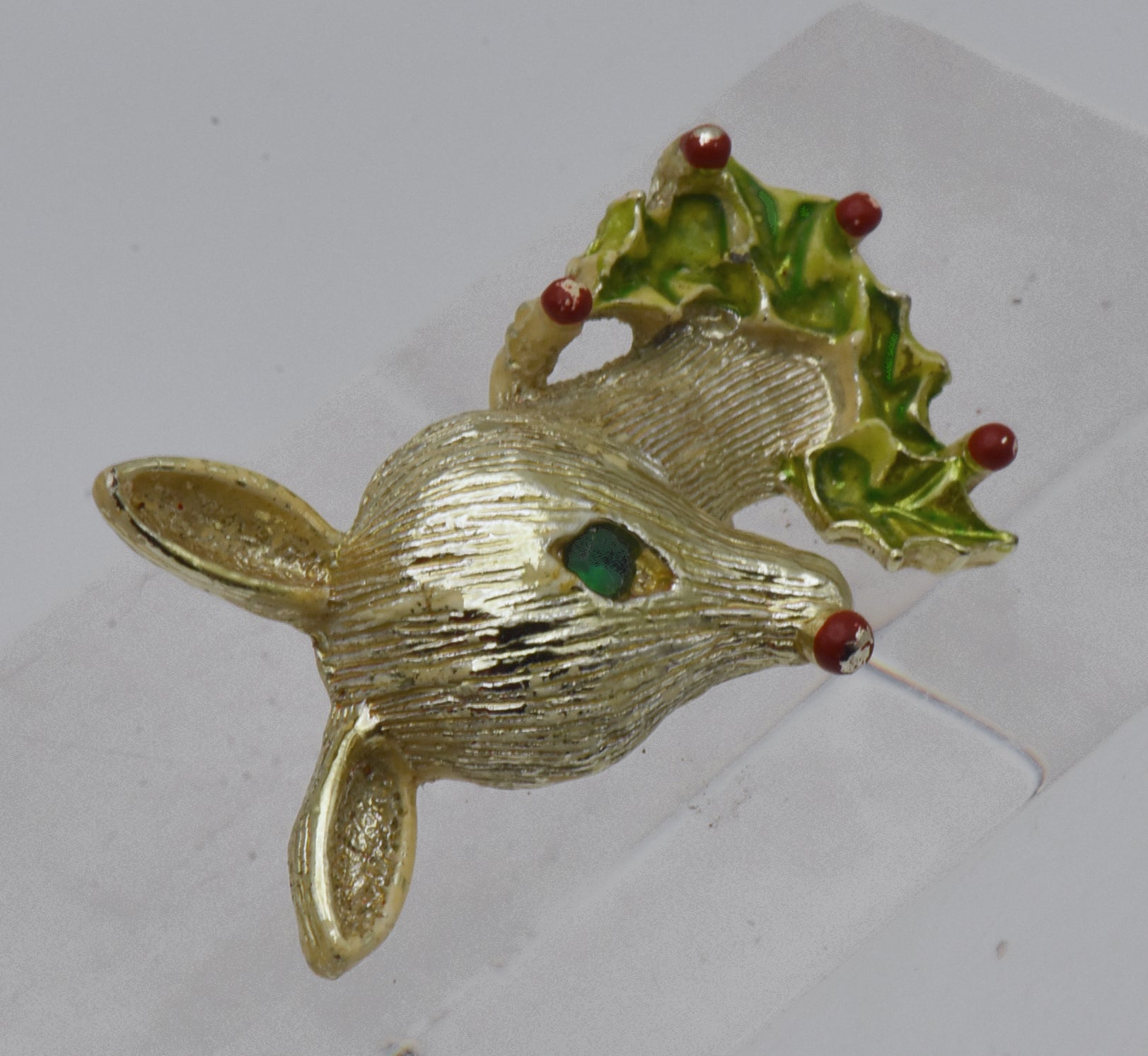 Gerry's - Vintage Rudolph the Red Nosed Reindeer Brooch