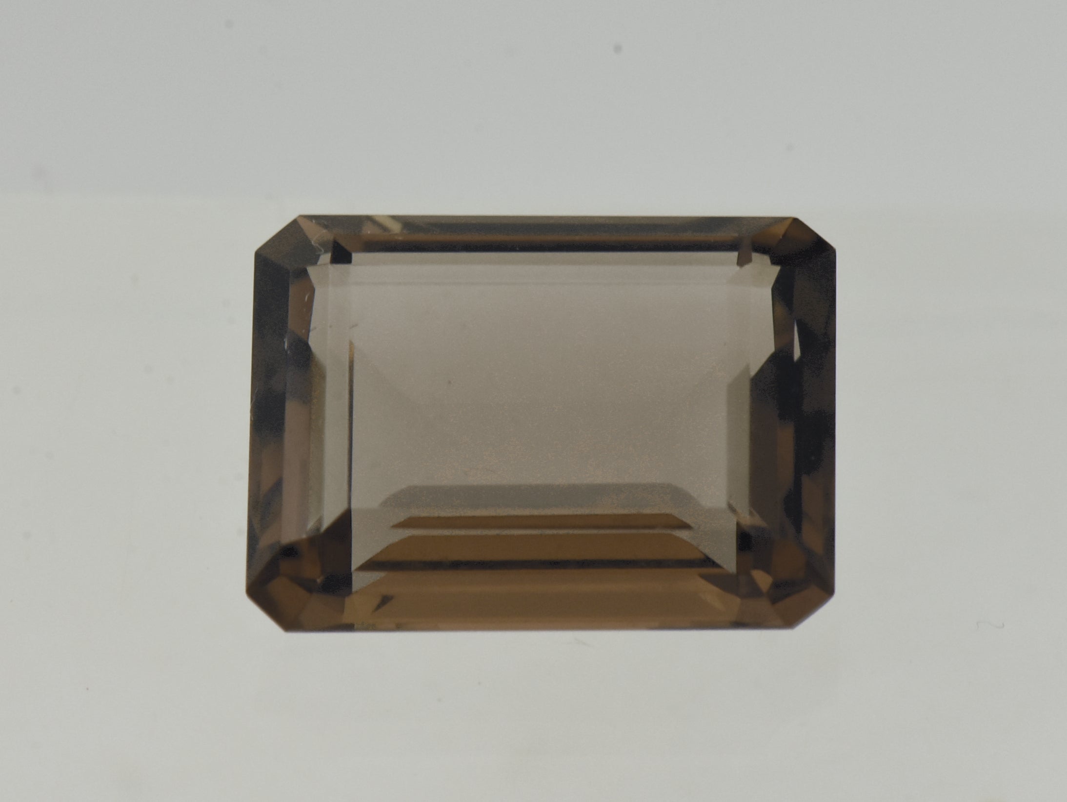 Smoky Quartz 21ct Emerald Cut Loose Gemstone