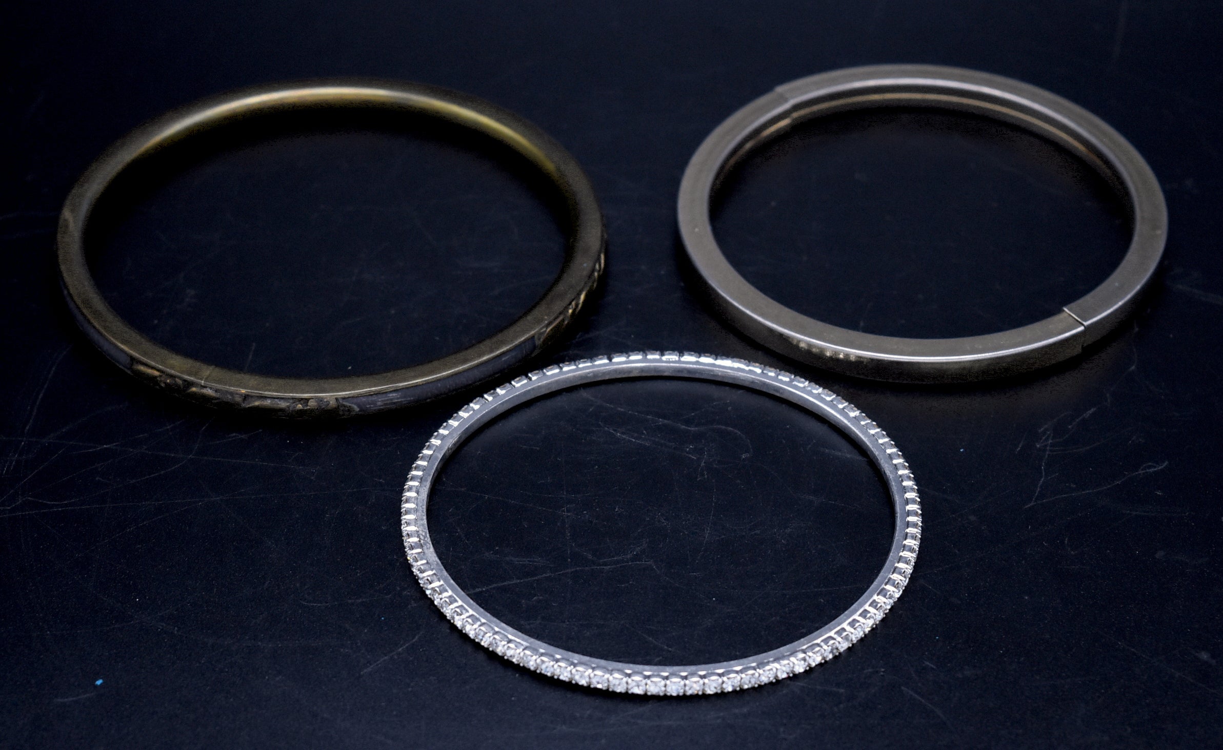 Vintage Variety Set of 3 Bangle Bracelets