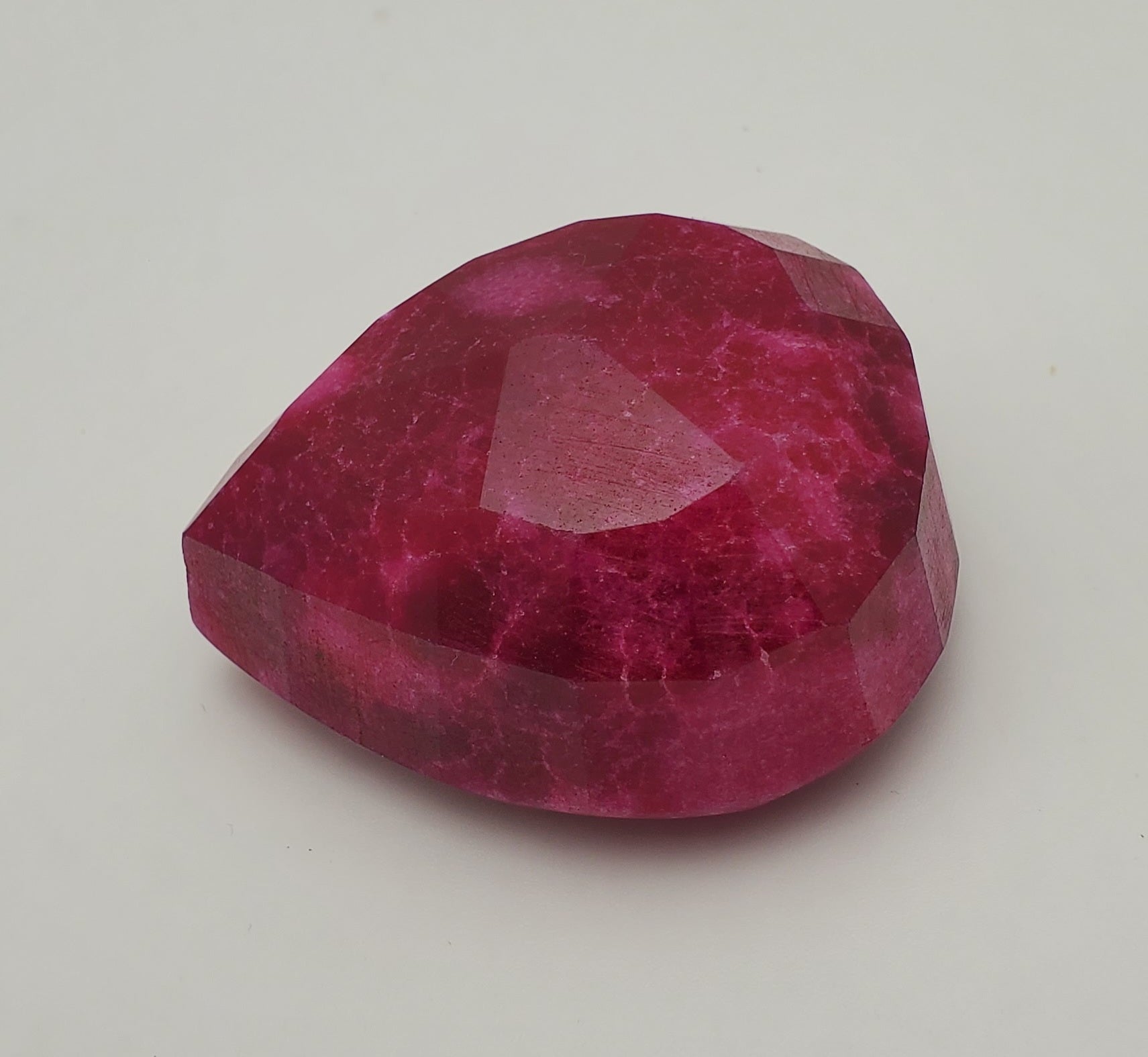 Imitation Ruby Pear Cut - 420.90ct