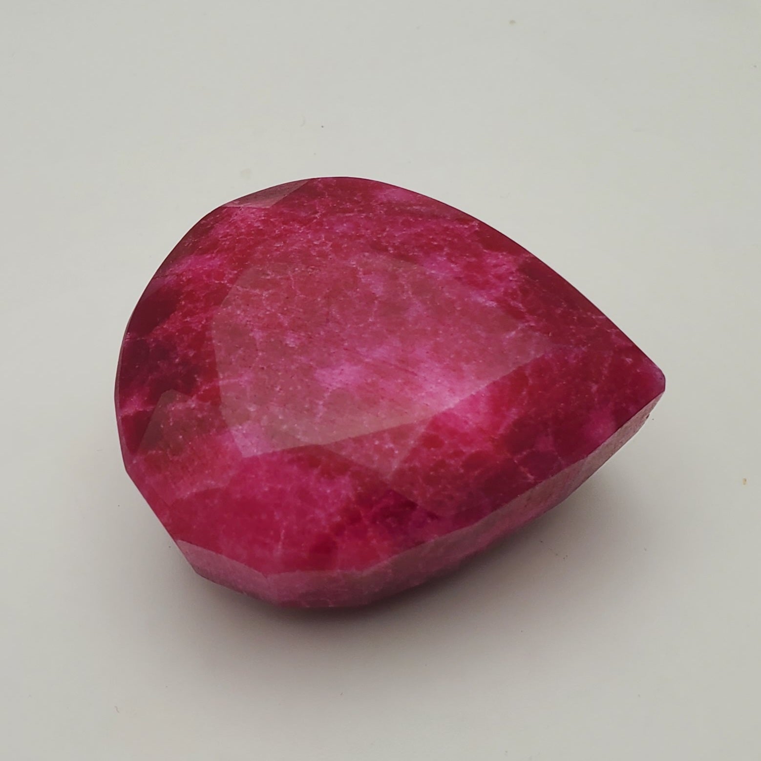 Imitation Ruby Pear Cut - 420.90ct