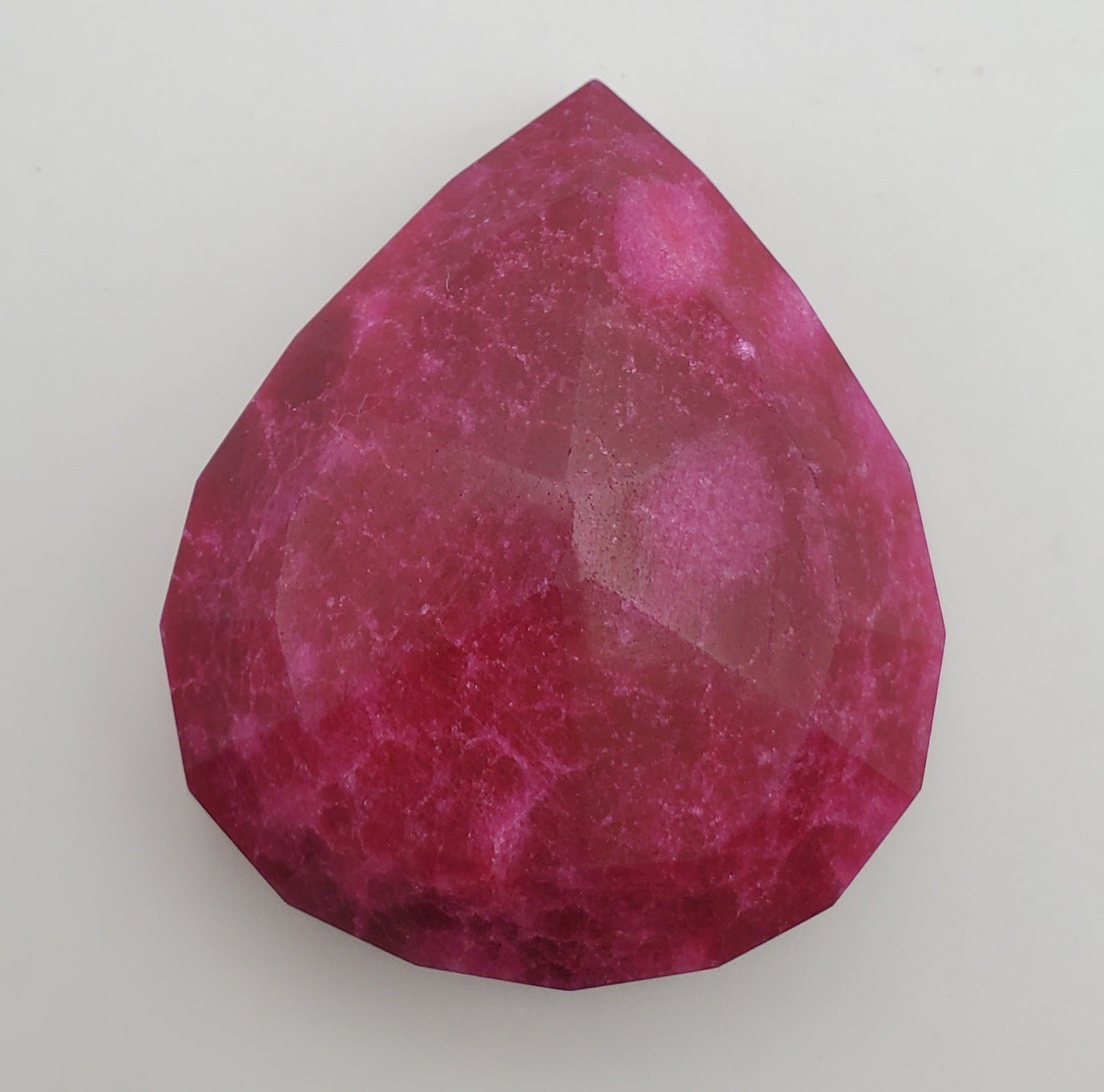 Imitation Ruby Pear Cut - 420.90ct