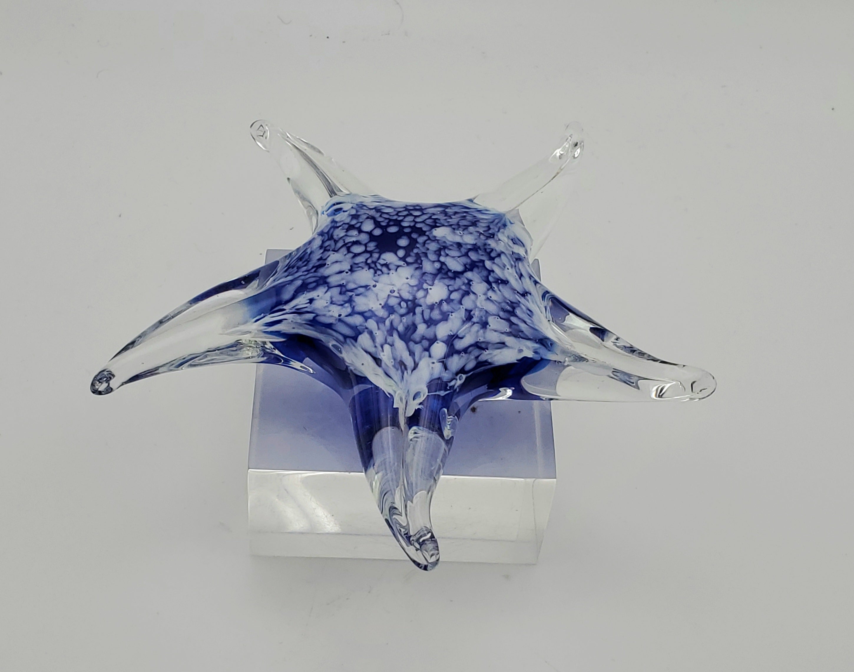 Handmade Glass Starfish Paperweight