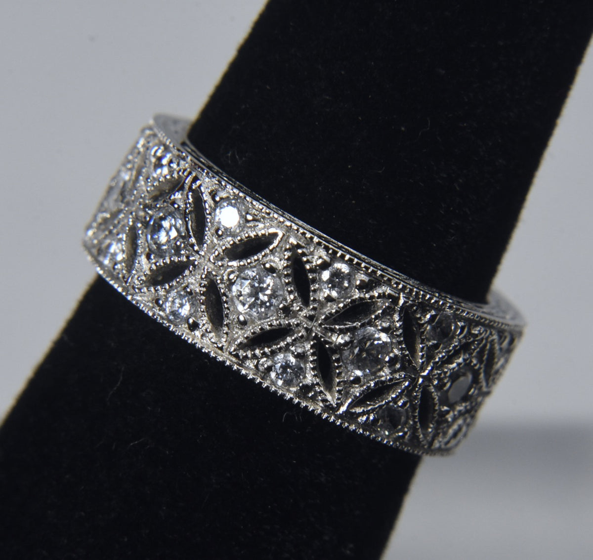 Tacori sterling silver cz rings sale