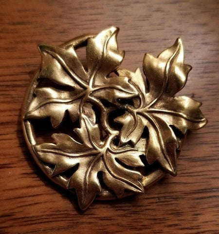 Metropolitan Museum of Art - Gold Wash Leaf Brooch