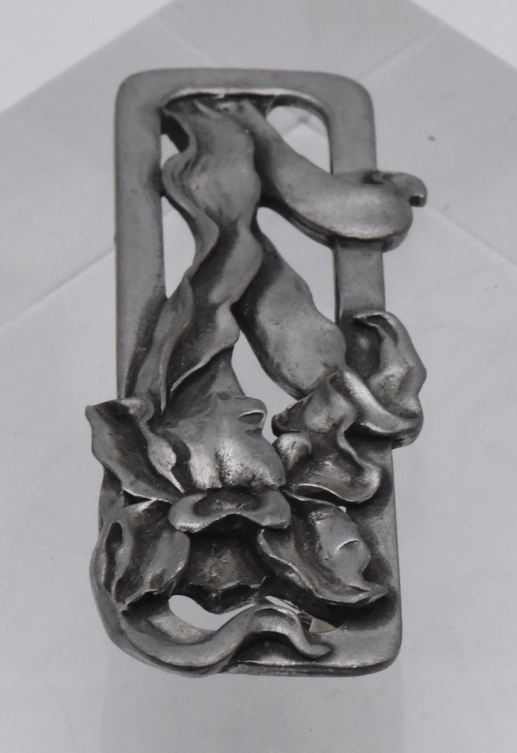 Seagull Pewter - Vintage Pewter Iris Flower Brooch