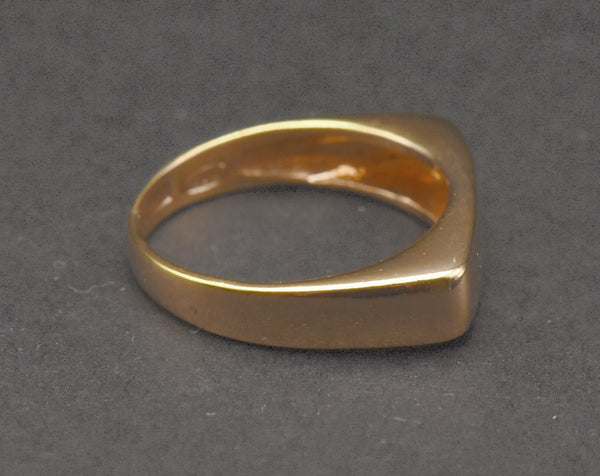 Milor - Vintage Gold Plated Sterling Silver Italian Ring - Size 5