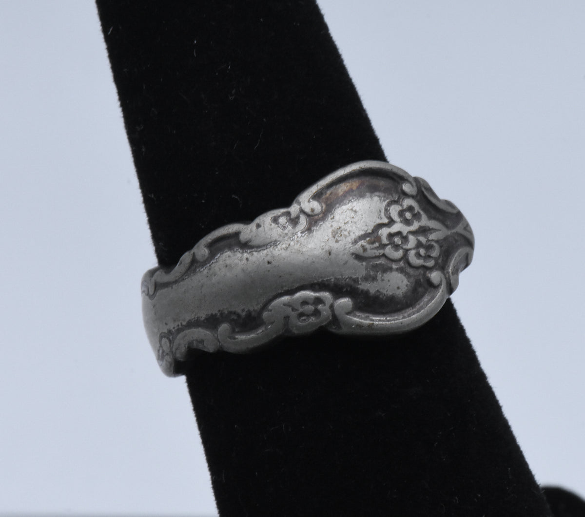 Size 8.5 Vintage Sterling Silver Wallace Spoon Ring 