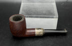 BBB- Antique 1903 Own Make Wood Smoking Pipe with Sterling Silver Band