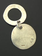 Vintage Handmade Sterling Silver Heart Charm/Pendant